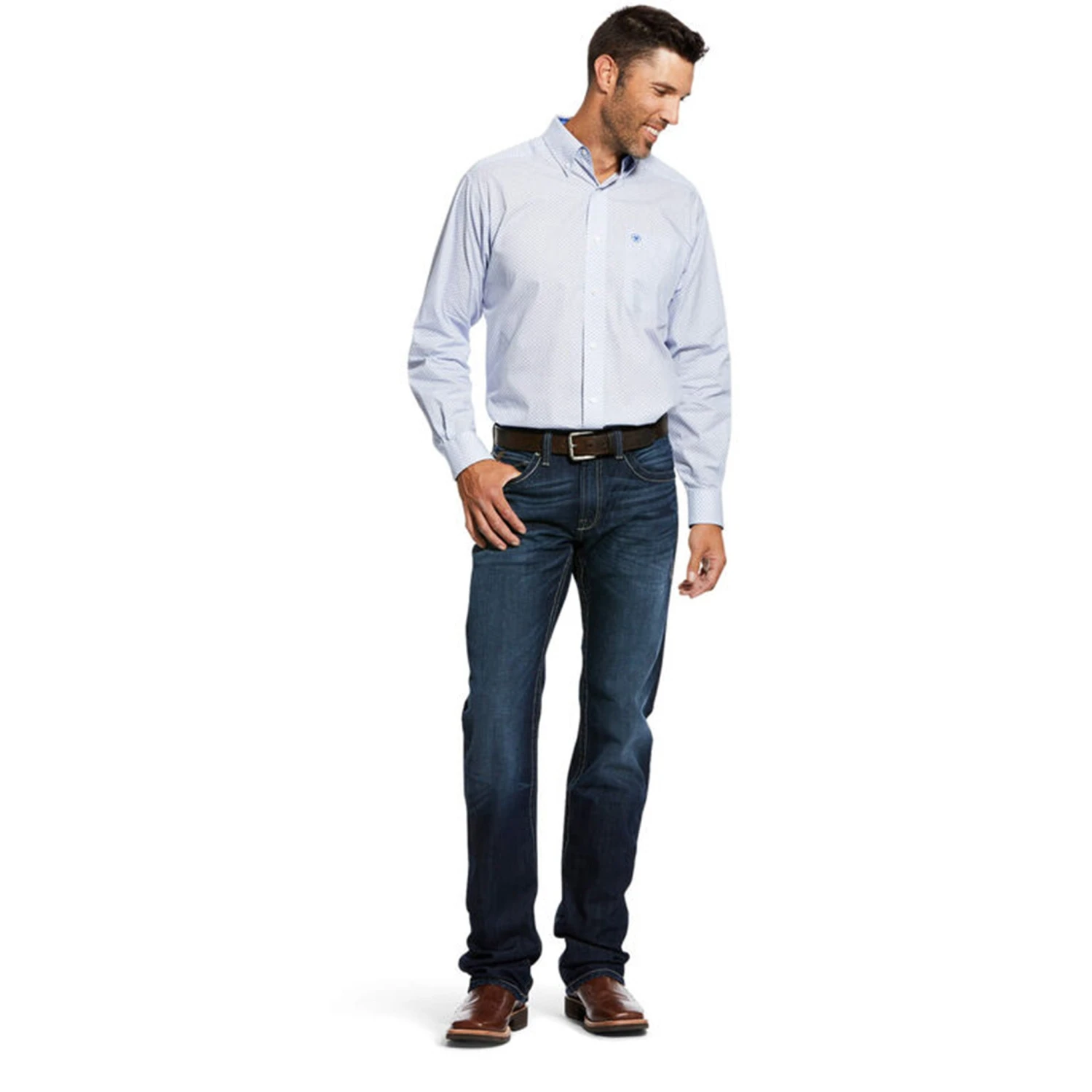 Ariat Men's M5 Straight Leg Robbie Jean 4 Ariat Men's M5 Straight Leg Robbie Jean - Image 4