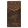 Justin Basket Weave Yoke Rodeo Wallet