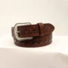 Men's Floral Chevron Stitching Belt