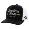 Hooey Black And White American Made Cap