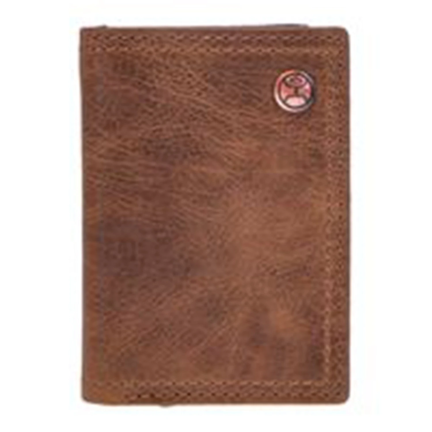 Hooey Brown Tri-Fold Wallet-Hooey Logo Rivet 1 Hooey Brown Tri-Fold Wallet-Hooey Logo Rivet