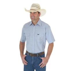 Wrangler Men's Authentic Cowboy Cut Work Shirt