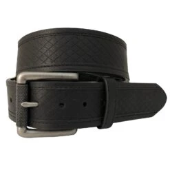 Men's Black Diamond Pattern Belt