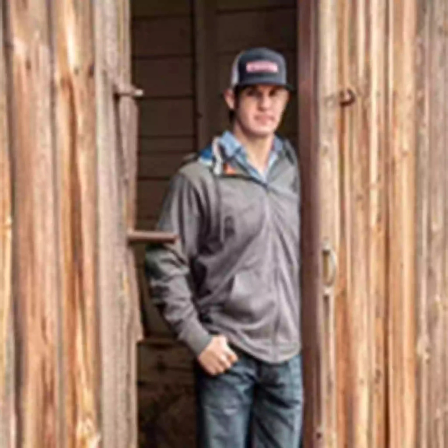 Hooey Grey Full Zip Logo Hoodie 2 Hooey Grey Full Zip Logo Hoodie - Image 2