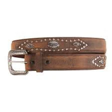Men's Brown Vintage Stud Belt 1 Men's Brown Vintage Stud Belt