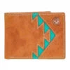 Hooey Aztec Turquoise Inlay BiFold Wallet