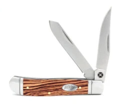 Hooey Large Zebra Wood Trap Knife
