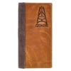 Hooey Hog Tan & Brown Leather Rodeo Wallet