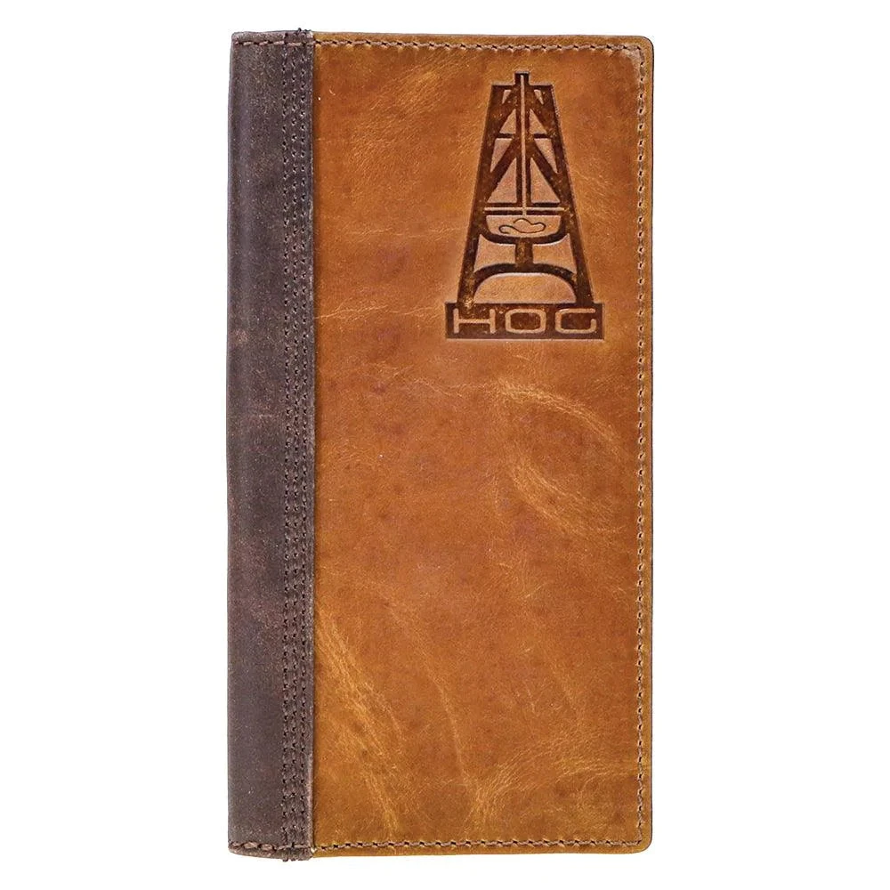 Hooey Hog Tan & Brown Leather Rodeo Wallet 1 Hooey Hog Tan & Brown Leather Rodeo Wallet