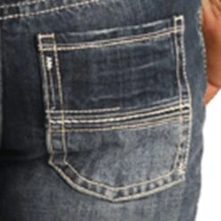 Men's Rock N Roll Relaxed Fit Straight Leg Jeans -HOOey Sales Store M1P9861 P