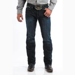 Cinch Men's Dark Wash Performance Ian Jean 5 Cinch Men's Dark Wash Performance Ian Jean -HOOey Sales Store MB66037001