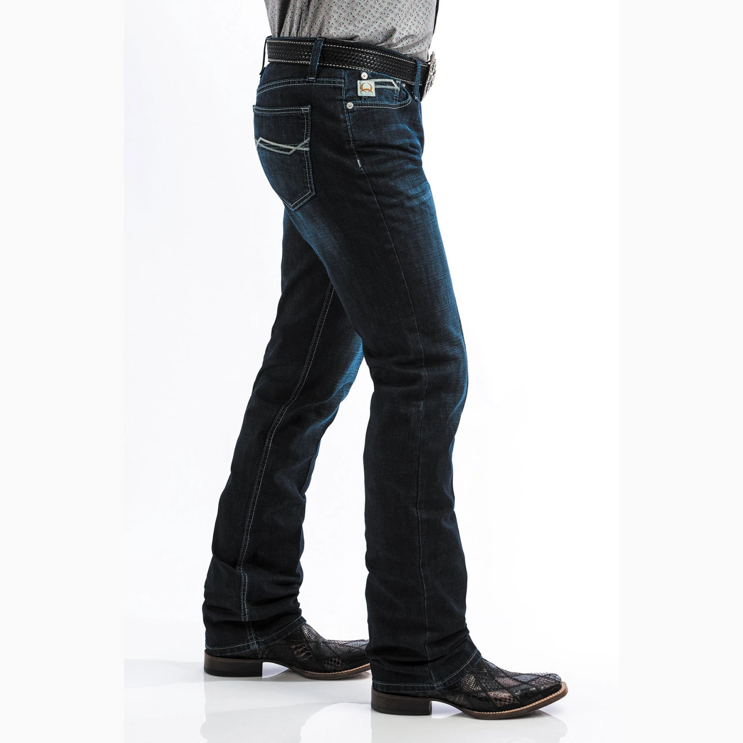 Cinch Men's Dark Wash Performance Ian Jean 2 Cinch Men's Dark Wash Performance Ian Jean - Image 2