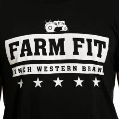 Cinch Men's Black Farm Fit Tee -HOOey Sales Store MTT1690576 3