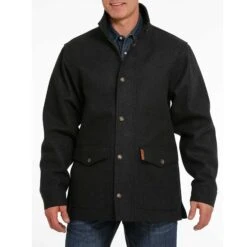 Cinch Men's Charcoal Ranch Coat