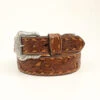 Nocona Men's Tan And Brown Floral Belt