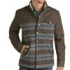 Powder River Men's Canvas And Wool Serape Jacket