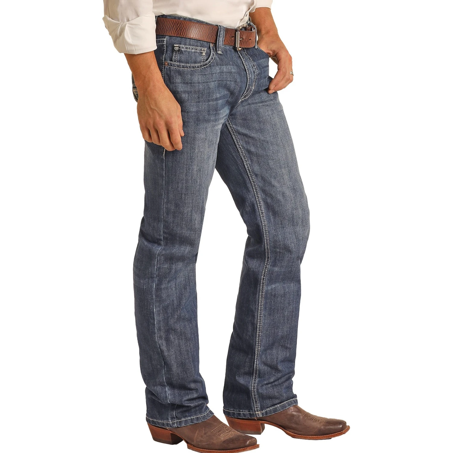 Rock & Roll Cowboy Ladder Stitch Double Barrel Jeans 3 Rock & Roll Cowboy Ladder Stitch Double Barrel Jeans - Image 3