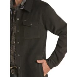 Rock & Roll Black Shirt Jacket -HOOey Sales Store RRMO92RZWL B