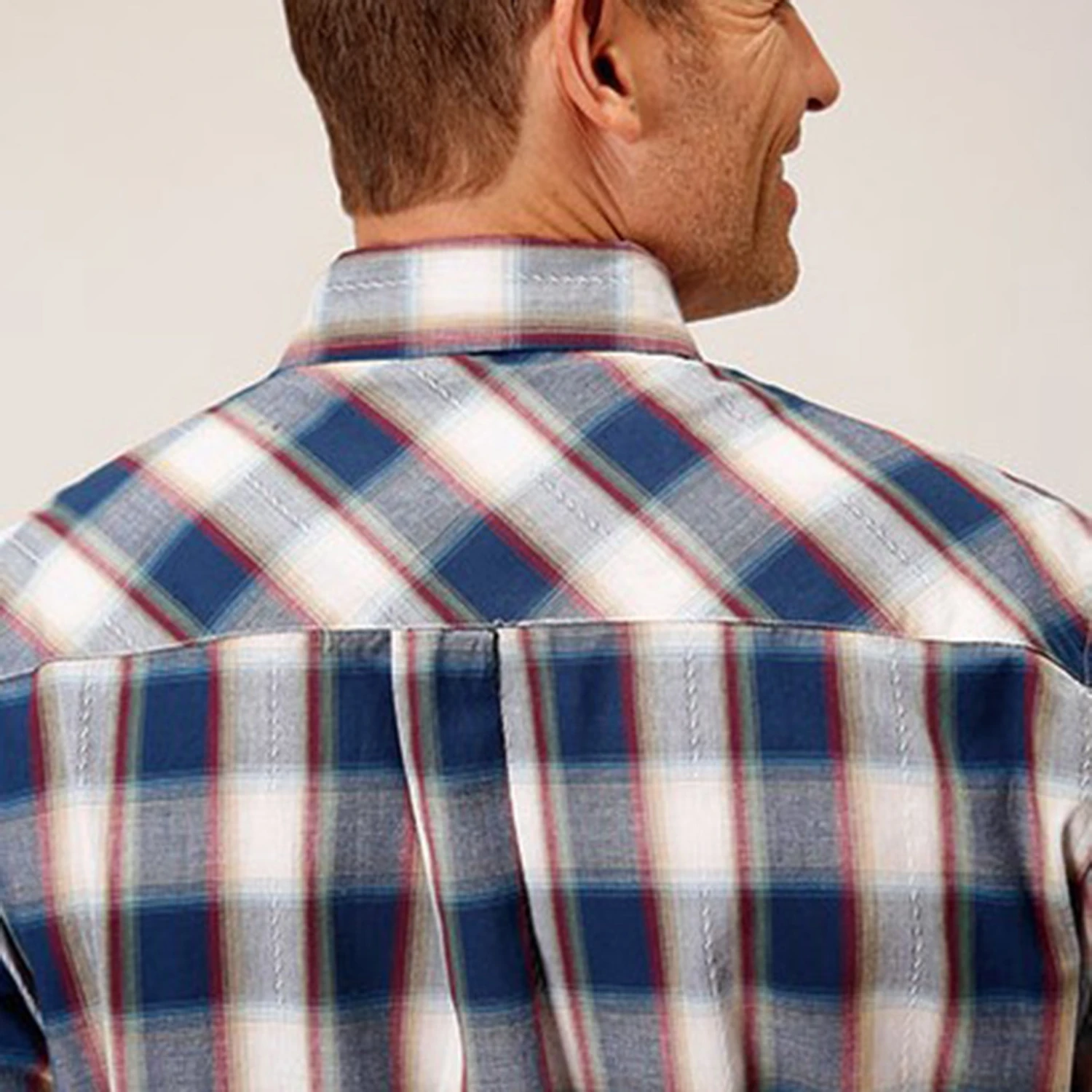 Roper Men's Plaid Shirt 2 Roper Men's Plaid Shirt - Image 2