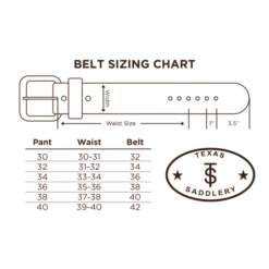 Texas Saddlery Tan/Brown Buckstitch Belt -HOOey Sales Store belt sizing chart grande 781df162 3091 4bba 8b0e 06865a5c2e32
