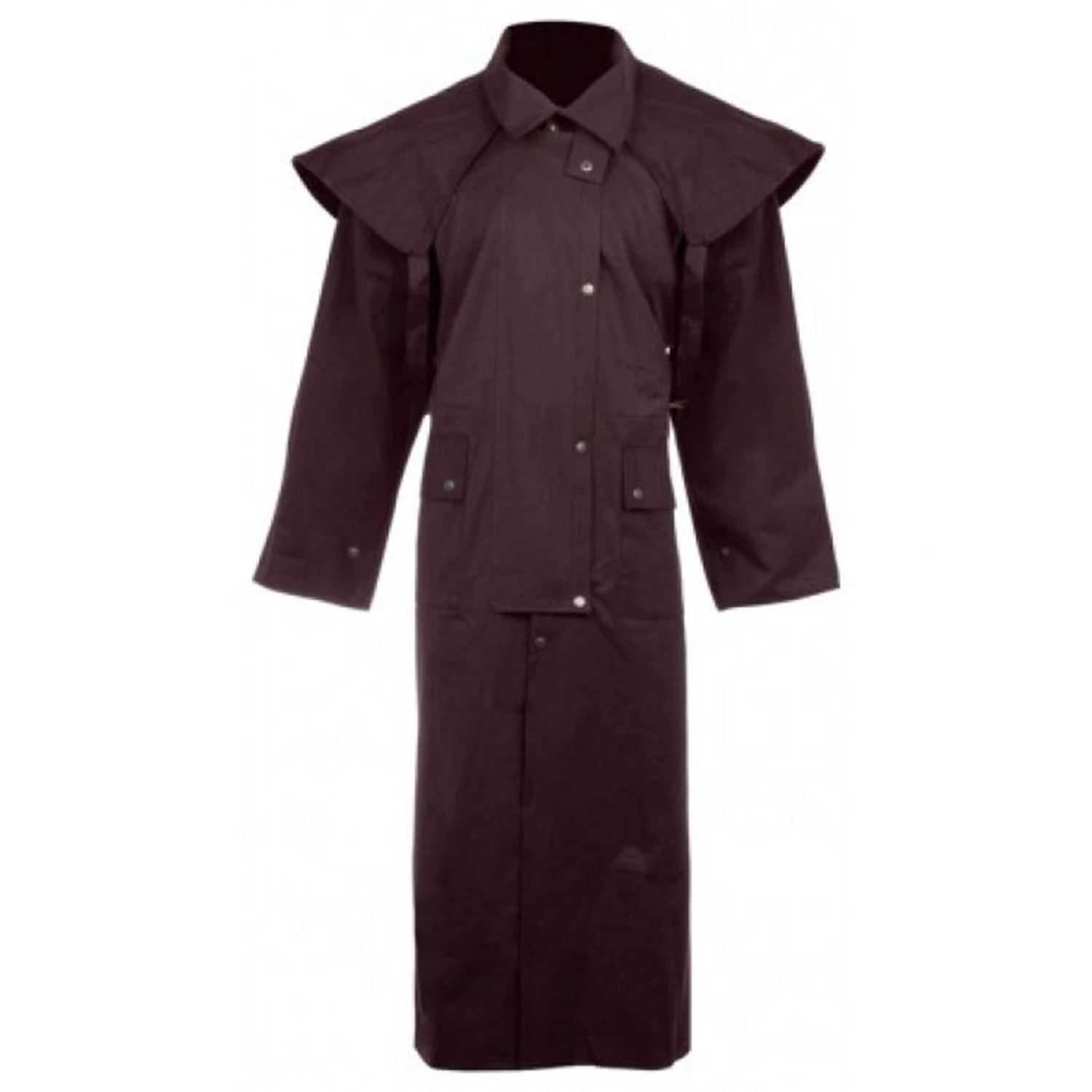 Oilskin Duster Brown 1 Oilskin Duster Brown