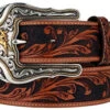Tony Lama Men's Tan Swirl Western Belt
