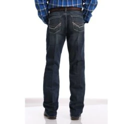 Cinch Dark Stonewash Performance Denim Grant Jeans