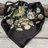 Black Daisy Wild Rag