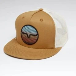 Kimes Ranch Round Logo Cap -HOOey Sales Store wwbrownrnd